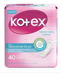 PROTEC DIARIO KOTEX 40UND INDICADOR PH