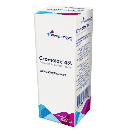 CROMOLOX 4% X 5ML CROMOGLICATO SOL OFT PHARMETIQUE