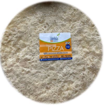 BASE PARA PIZZA LIBELULAS 1UND SIN GLUTEN SIN HUEVO