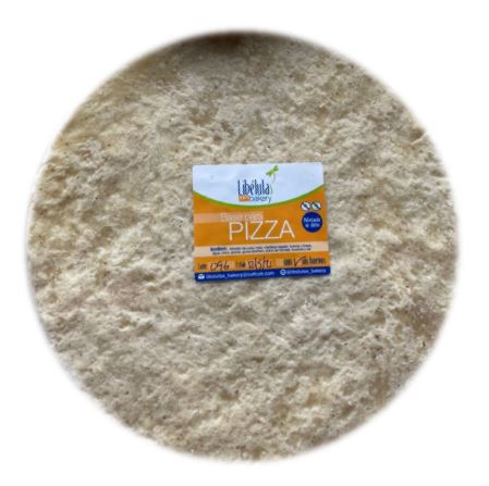 BASE PARA PIZZA LIBELULAS 1UND SIN GLUTEN CON HUEVO