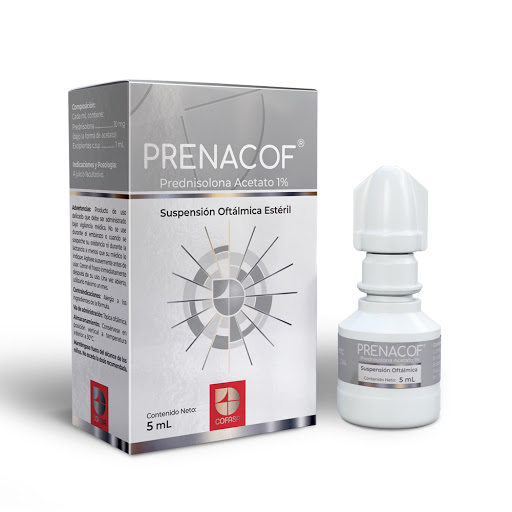 PRENACOF 1% X 5ML PREDNISOLANA SUSP OFT COFASA