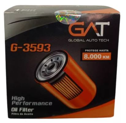 FILTRO DE ACEITE GAT HONDA HYU KIA G-3807