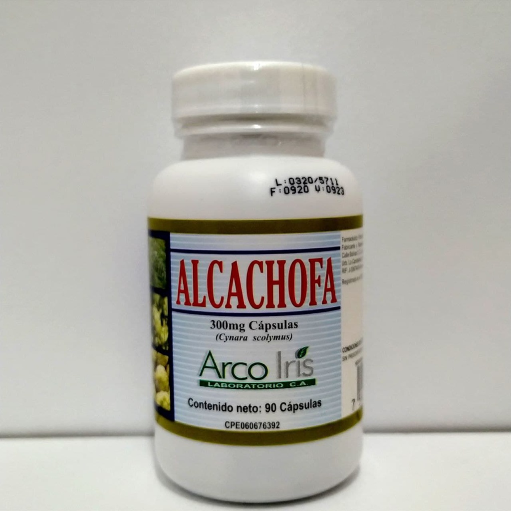 ALCACHOFA 30MG X 90CAPS ARCO IRIS