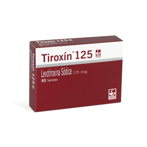 TIROXIN 125MG X 50TAB LEVOTIROXINA MEYER