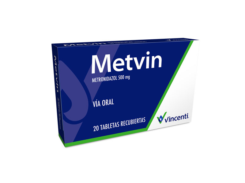 METVIN 500MG X 20TABL METRONIDAZOL VICENTI