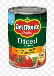 TOMATE DEL MONTE 411GR ALBAHACA AJO Y OREGANO EN TROZOS