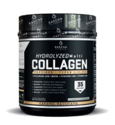 COLLAGEN HYDROLYZED SASCHA FITNESS 507GR CARAMEL MACCHIATO