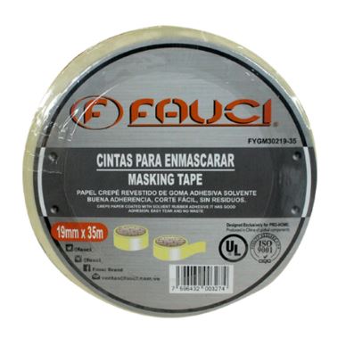 CINTA DE ENMASCARAR FAUCI 19MM 35M