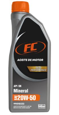 ACEITE FC 20W50 MINERAL API SN