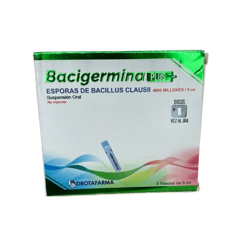 BACIGERMINA PLUS 400M/5ML X 5AMP DROTAFARMA
