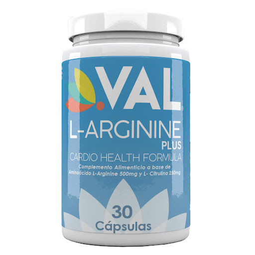 L ARGININE PLUS 500MG 25MG X 30CAPS VAL