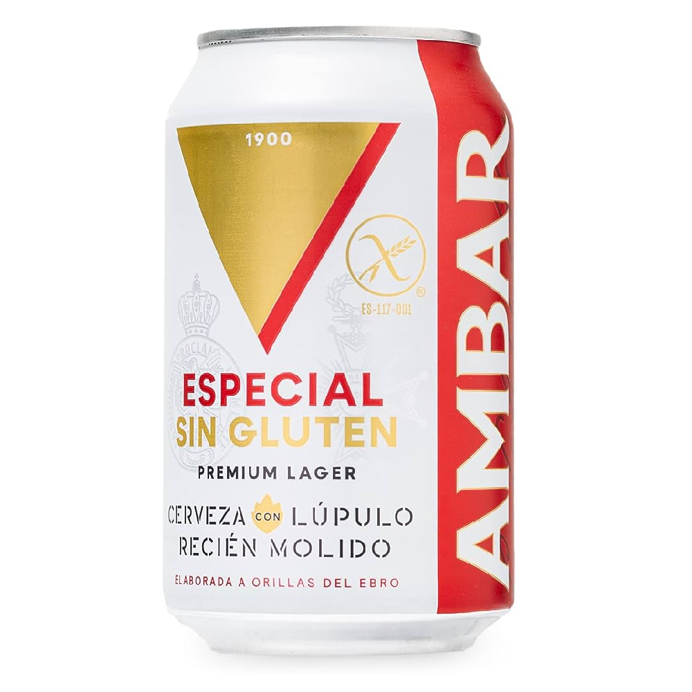 CERVEZA AMBAR LAGER SIN GLUTEN