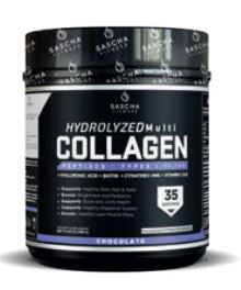 COLLAGEN HYDROLYZED SASCHA FITNESS 490GR CHOCOLATE