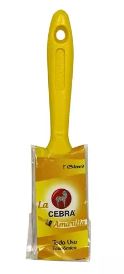 BROCHA CEBRA 1 PULG AMARILLA