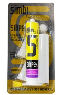 SILICON SIMBI 70CM3 TRANSLUCIDO ANTIHONGO