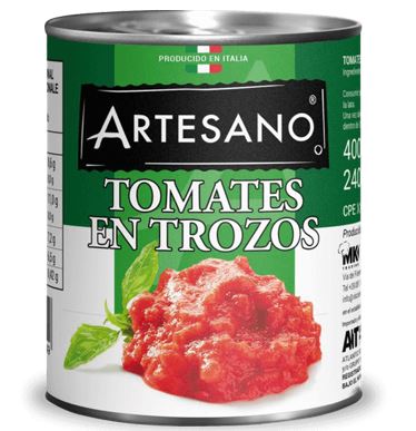 TOMATE ARTESANO 400GR EN TROZOS