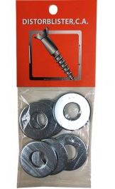 ARANDELA DISTORBLISTER 5/16 PLANA ZINC