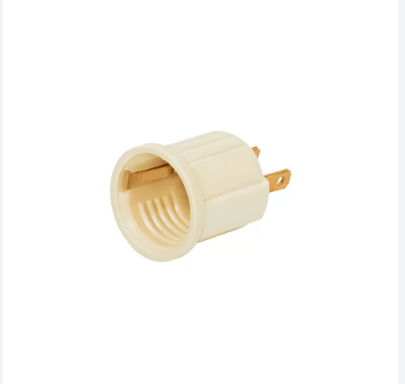 SOCATE DE PLASTICO ENCHUFE ROSCA E27