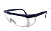 LENTES DE SEGURIDAD TRANSPARENTE CON VARILLAS AZUL