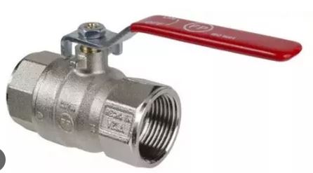 LLAVE PASO 3/4X3/4 CROMADO MANILLA HIERRO