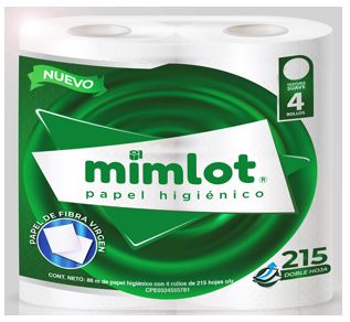 PAPEL HIG MIMLOT 4ROLL 215HOJAS