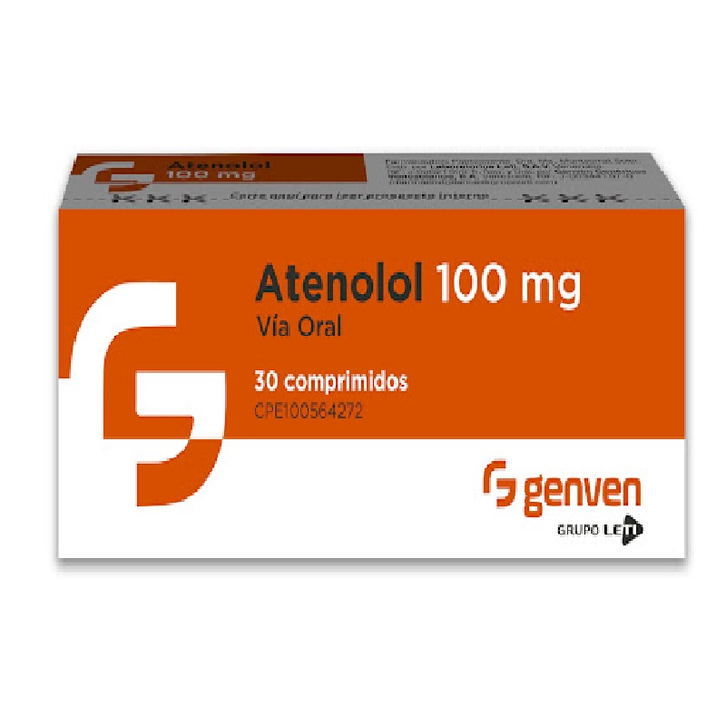 ATENOLOL 100MG X 30COMP GENVEN