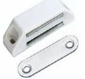 IMAN DE PUERTAS 6CM BLANCO