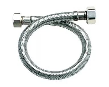 MANGUERA DE CONEXIÓN 1/2&quot; X 1/2&quot; 40CM BRASS NYLON