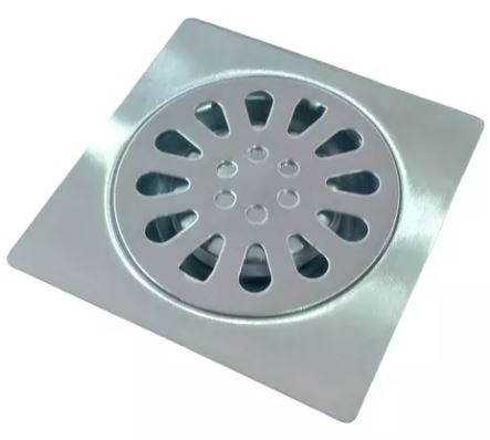 REJILLA CUADRADA 10X10CM ACERO INOXIDABLE 2&quot;