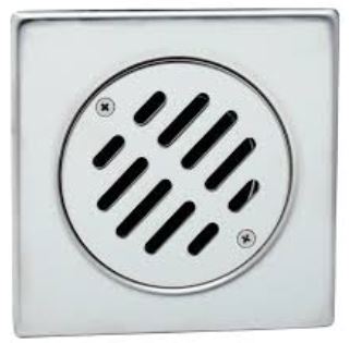 REJILLA CUADRADA ACERO INOXIDABLE 10X10CM TUBO 2&quot;