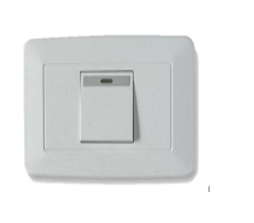 INTERRUPTOR BLANCO AGENE 10AMP 110-130V 1 VÍA