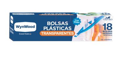 BOLSAS WYNWOOD 18UND SLIDER PLASTICAS