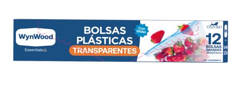 BOLSAS WYNWOOD 12UND SLIDER PLASTICAS