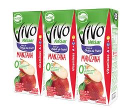 NECTAR VIVO 190ML MANZANA SIN AZUCAR TRIPACK