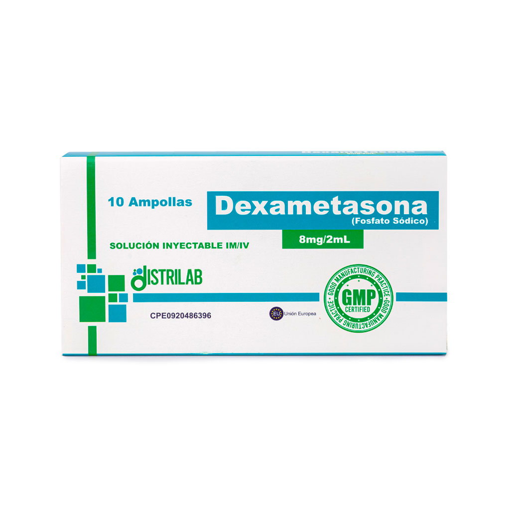 DEXAMETASONA 8MG/2ML X 1AMP DISTRILAB