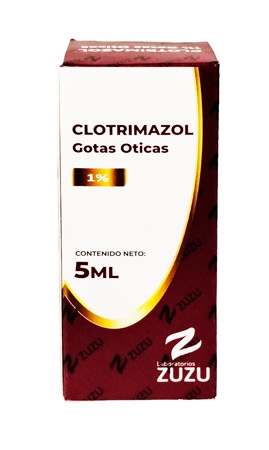 CLOTRIMAZOL 1% X 5ML GOTAS OTICAS ZUZU