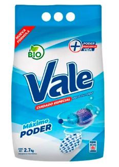 DETERGENTE VALE 2.7KG MAXIMO PODER