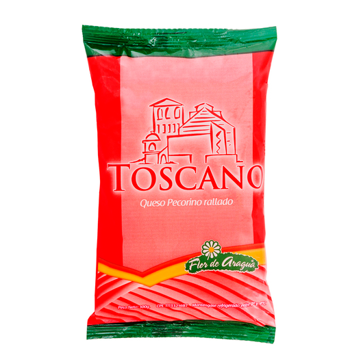 QUESO PECORINO FLOR DE ARAGUA 100GR S/PIMIENTA TOSCANO RALLADO