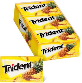 CHICLE TRIDENT X12 PINEAPPLE TWITS