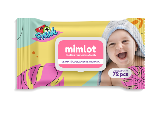 TOALLAS HUMEDAS MIMLOT 72UND FRESH