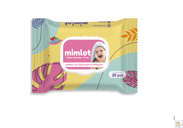 TOALLAS HUMEDAS MIMLOT 25UND FRESH