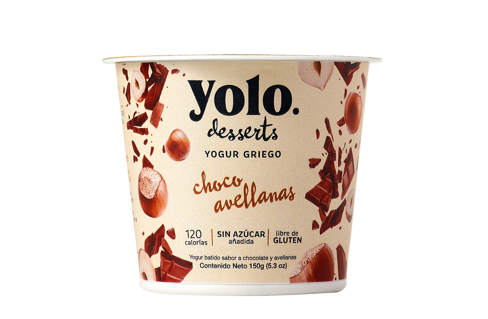 YOGURT GRIEGO YOLO 150GR CHOCO AVELLANA 