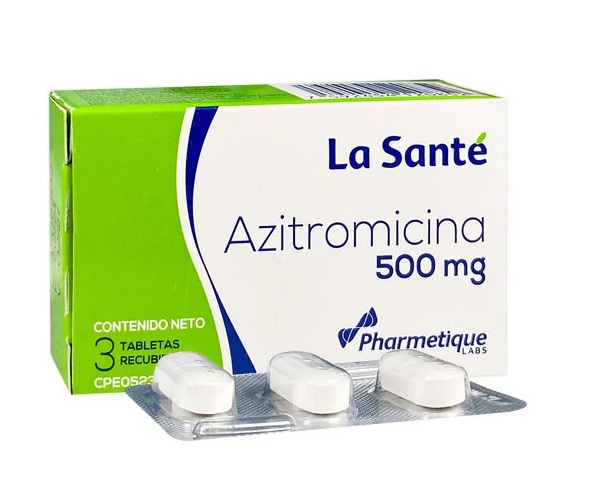 AZITROMICINA 500MG X 3TABL LA SANTE