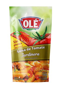 SALSA OLE 340GR DE TOMATE JARDINERA