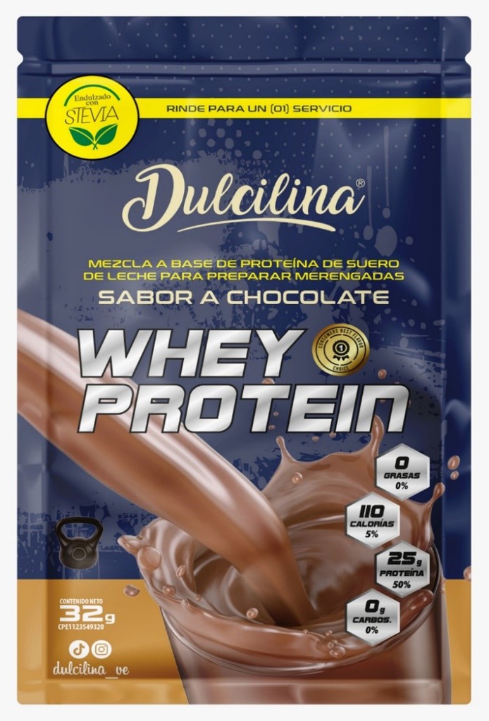 PROTEINA DULCILINA SUERO LECHE 32GR CHOCOLATE SACHET