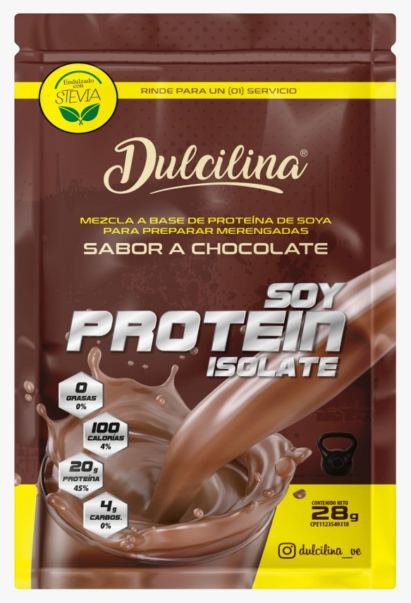 PROTEINA DE SOYA DULCILINA 28GR CHOCOLATE SACHET