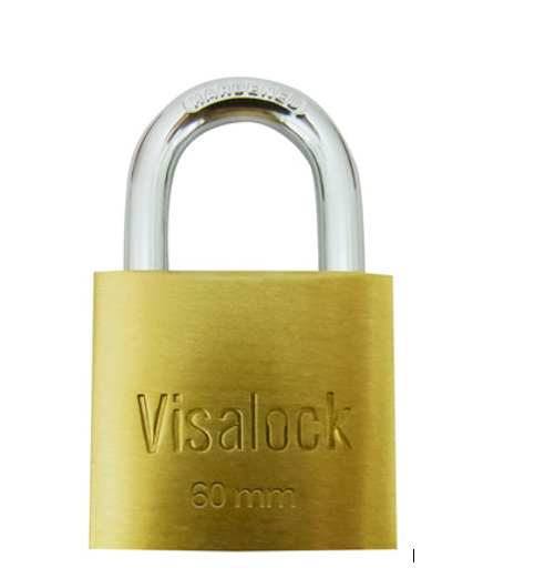 CANDADO VISALOCK 60MM ROMA LATON
