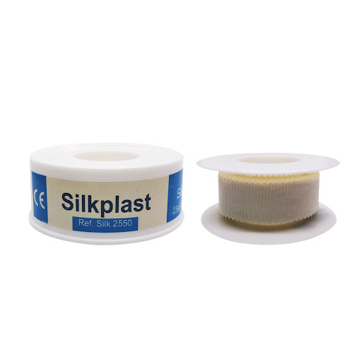 ADHESIVO TELA SILKPLAST 2,5X500CM PHARMAPLAST