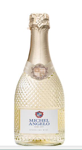 VINO MICHEL ANGELO 0,75LT ESPUMANTE BIANCO SEMI DRY