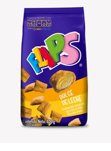 CEREAL FLIPS 400GR DULCE DE LECHE